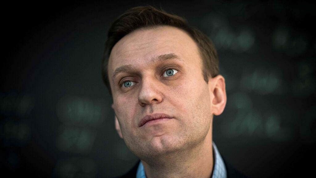 Alexei Navalny: Tests carried out on the Russian opposition leader provide clear proof that he was poisoned by a chemical nerve agent, the German government said on Wednesday. Photograph: Mladen Antonov / AFP