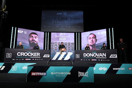 Paddy Donovan promises knockout victory in first ever all-Ireland world title fight