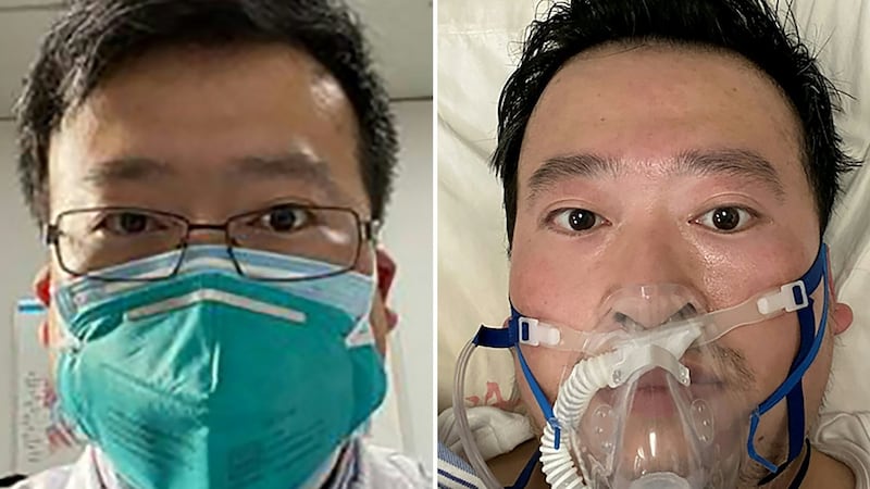 Dr Li Wenliang, whose early warnings about the coronavirus outbreak were suppressed, died on Friday morning, causing public uproar in China. Photograph: Li Wenliang/Social Media/AFP via Getty Images