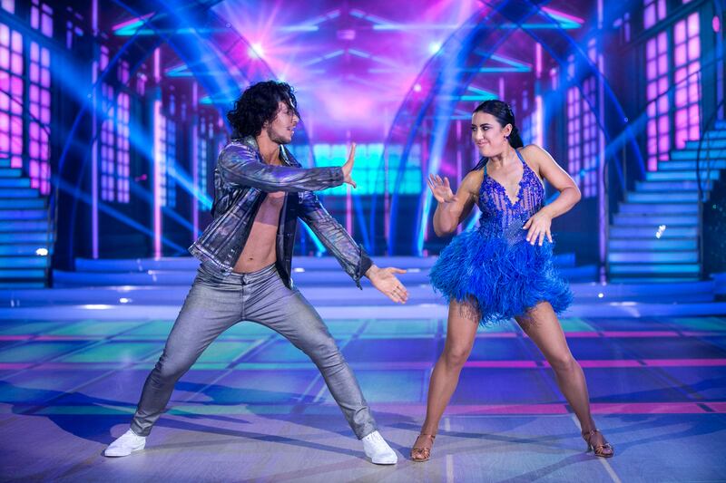 Dancing with the Stars: Lottie Ryan and Pasquale La Rocca. Photograph: Kyran O’Brien