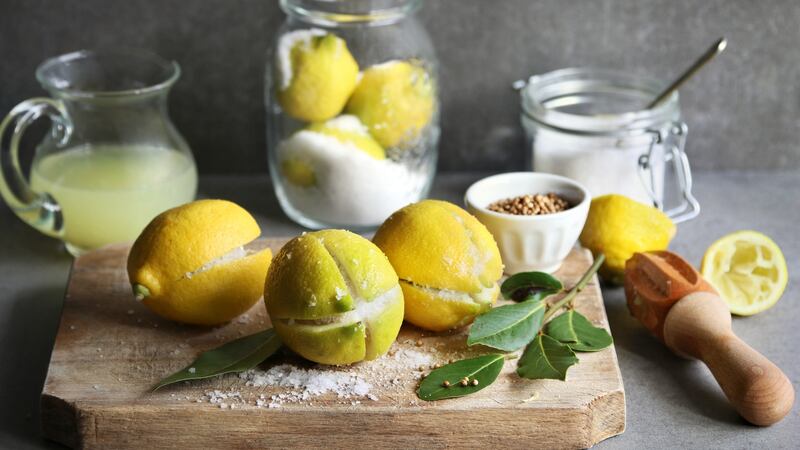 Preserved lemons: add to fish, salads, meats and to finish off a noodle or rice dish.
