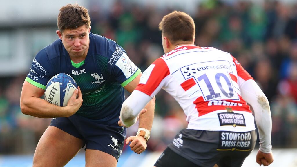 Connacht’s David Heffernan gave a typically energetic display against Gloucester at the Sportstground. Photograph: James Crombie/Inpho