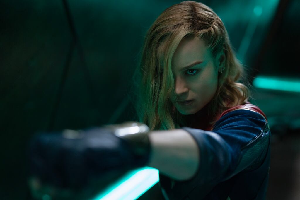 Brie Larson as Captain Marvel/Carol Danvers in The Marvels. Photograph: Marvel