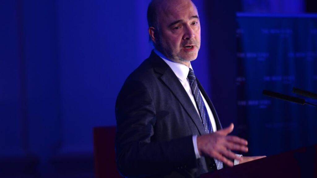 Pierre Moscovici, EU Commissioner for Economic and Financial Affairs, Taxation and Customs: “While Ireland has not always played fair in the past it has done impressive work to tackle tax avoidance and support the agenda for fairer taxation.” Photograph: Dara Mac Dónaill