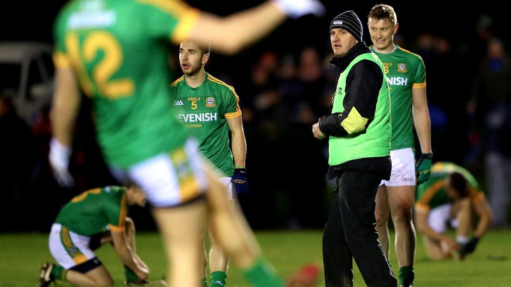 Meath manager Andy McEntee: “Having the same guy overseeing all the training regimes for all the teams in a county makes sense.” Photograph: INPHO/James Crombie