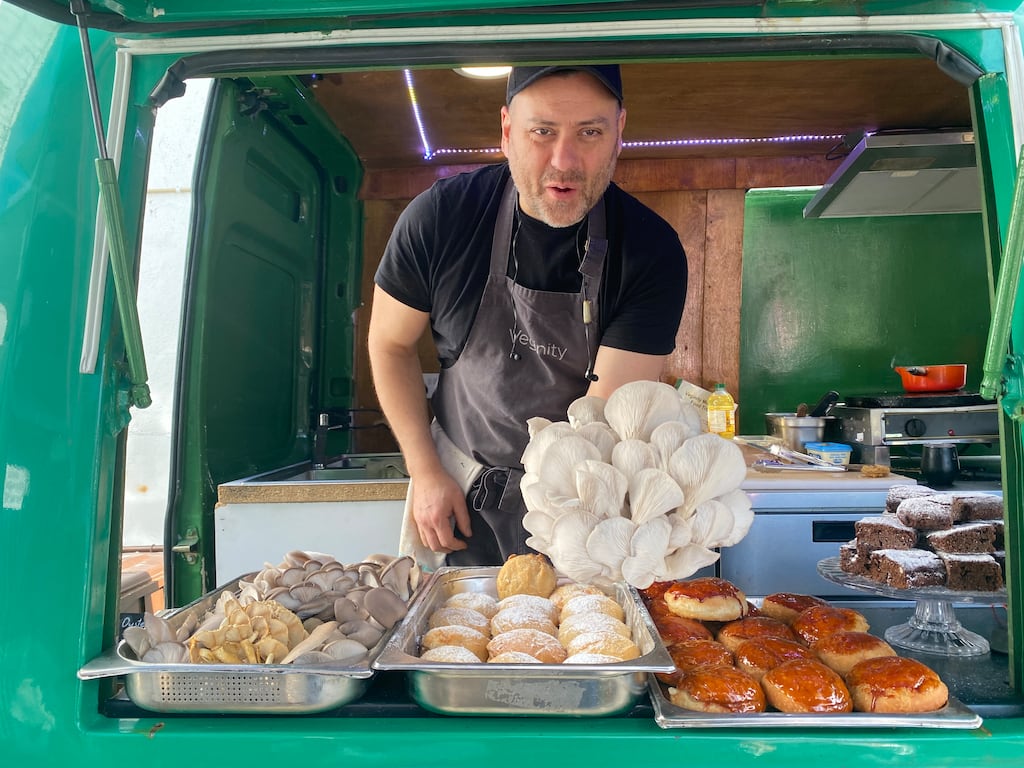 The Mushroom Butcher, run by Australian chef Mark Senn and his Lithuanian partner Ingrid Baceviciute