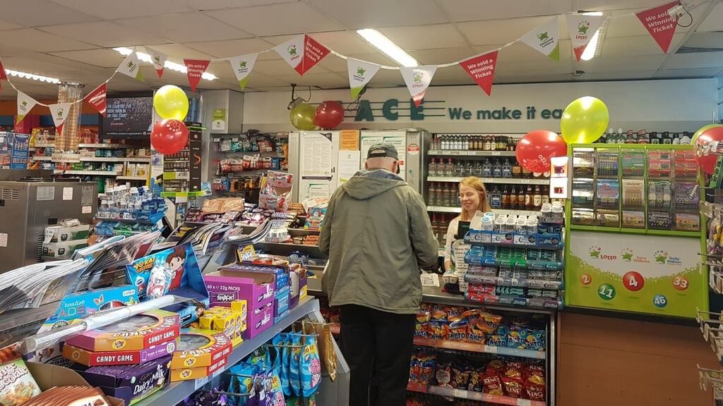 Whitty’s Mace store, which sold the winning lottery ticket