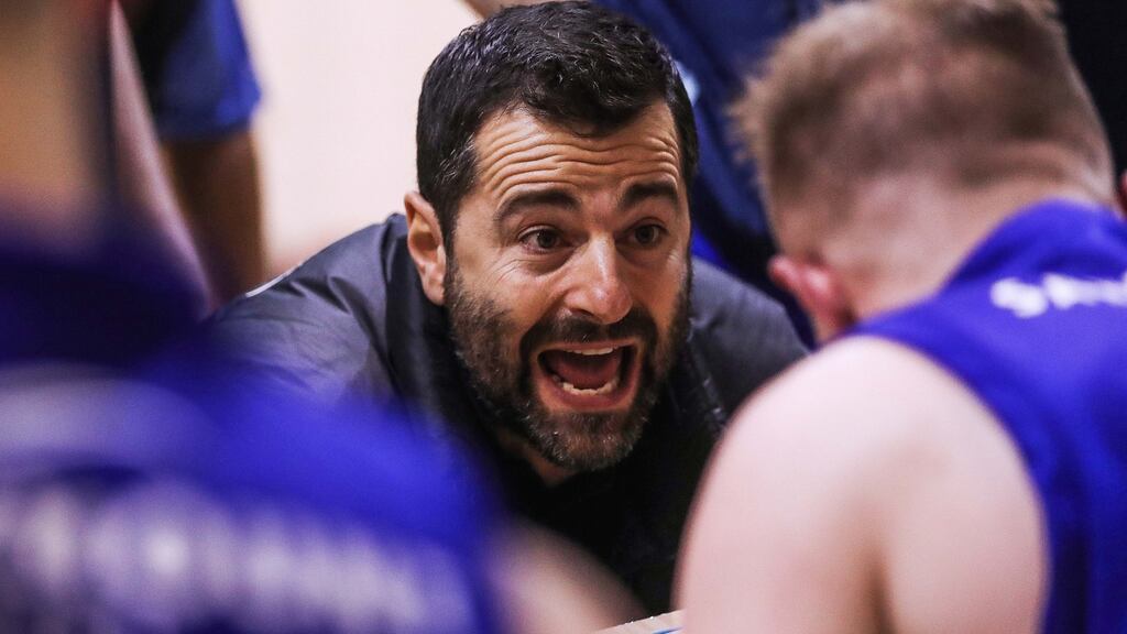 UCD Marian head coach Ioannis Liapakis: “We are really looking forward to the game, but we haven’t forgotten that we lost twice to them last year, so we know it will be tough.” Photograph: Tommy Dickson/Inpho
