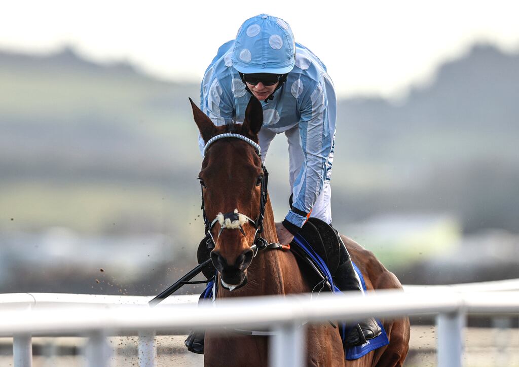 Rachael Blackmore onboard Honeysuckle at Leopardstown. Photograph: Tom Maher/Inpho