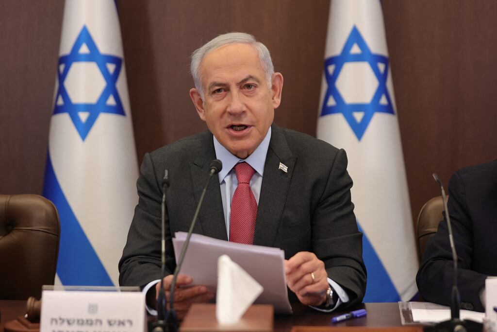 Binyamin Netanyahu: Following the International Criminal Court’s warrant for Vladimir Putin, international law experts speculate the court might now pursue the Israeli prime minister. Photograph: Abir Sultan/AFP via Getty Images