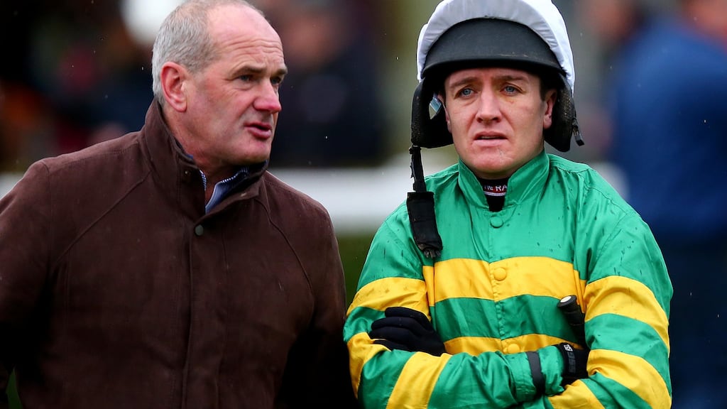 Trainer Tony Martin and jockey Barry Geraghty successfully appealed against a 30 day ban for a ride on Noble Emperor at Limerick. Photo: Inpho