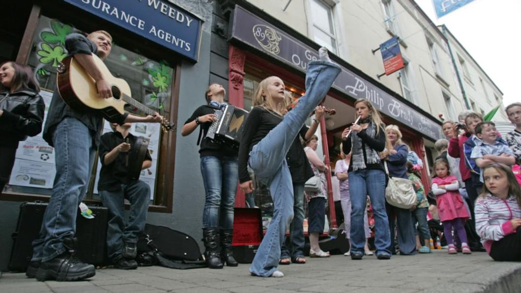 The Willis Clan from Nashville, Tennessee, performing in a previous year’s Fleadh Cheoil in Cavan. Photograph: Alan Betson