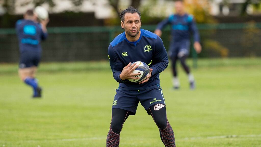 Isa Nacewa returns to the Leinster side for the Champions Cup opener against  Montpellier at the RDS on Saturday. Photograph: Morgan Treacy/Inpho