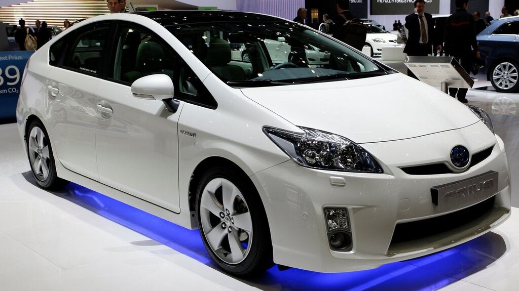 A fail-safe mode in the Prius designed to engage in the event of a hybrid system fault may not kick in because of a software glitch, the company said. Photograph: Valentin Flauraud/Reuters