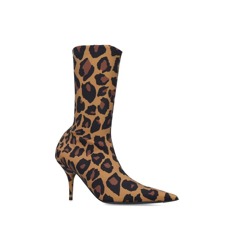 Leopard print stilletto sock boot by Balenciaga €1195 at Brown Thomas