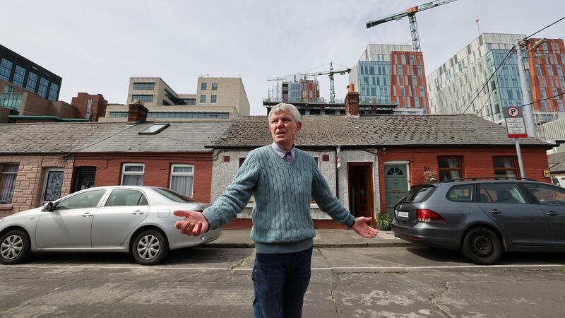 Fran Pedreschi outside his home on Gerald Street. Photograph: Nick Bradshaw