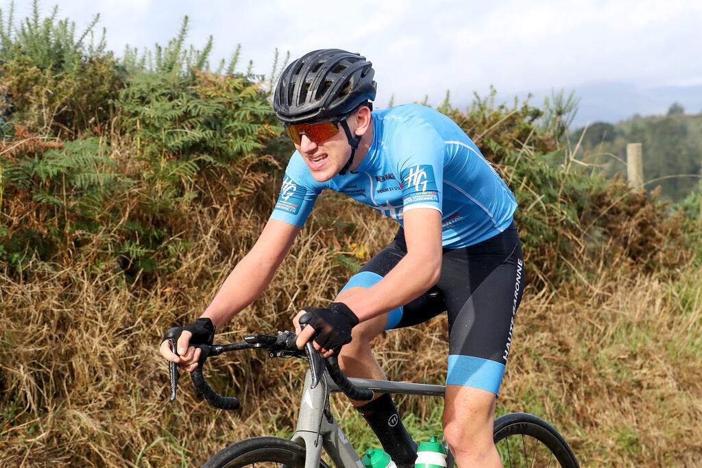 Darren Rafferty is second place overall ahead of the final stage of Giro Next Gen. Photograph: Bryan Keane/Inpho