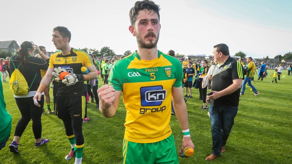 Ryan McHugh: “You can’t blame Dublin, they’re setting the bar at that level. It’s about trying to be the best we can be.” Photograph: Ryan Byrne/Inpho