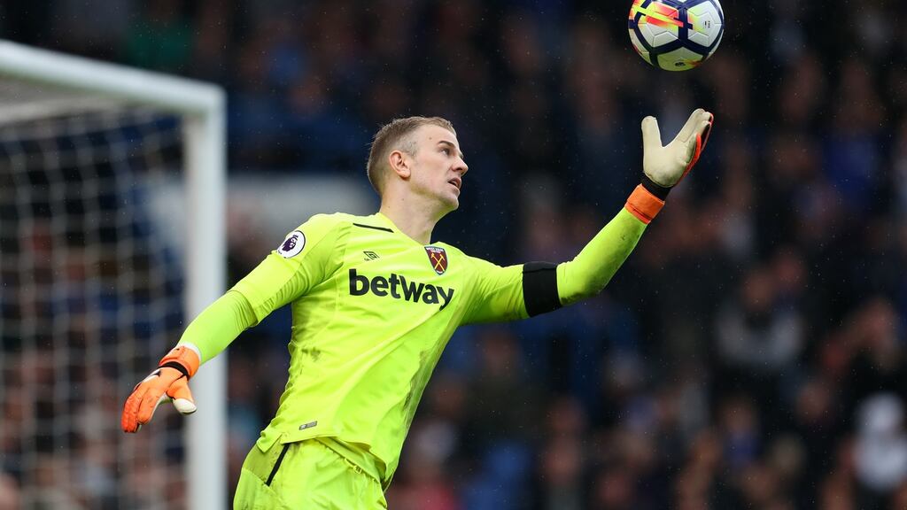 Joe Hart has joined Burnley from Manchester City. Photograph: Catherine Ivill/Getty