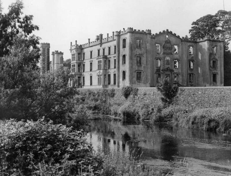 The ruins of Antrim Castle in Co Antrim in 1935. Photograph: Fox Photos/Getty Images
