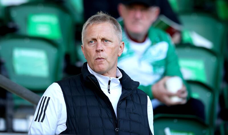 Republic of Ireland manager Heimir Hallgrímsson at Tallaght Stadium. Photograph: Ryan Byrne/Inpho