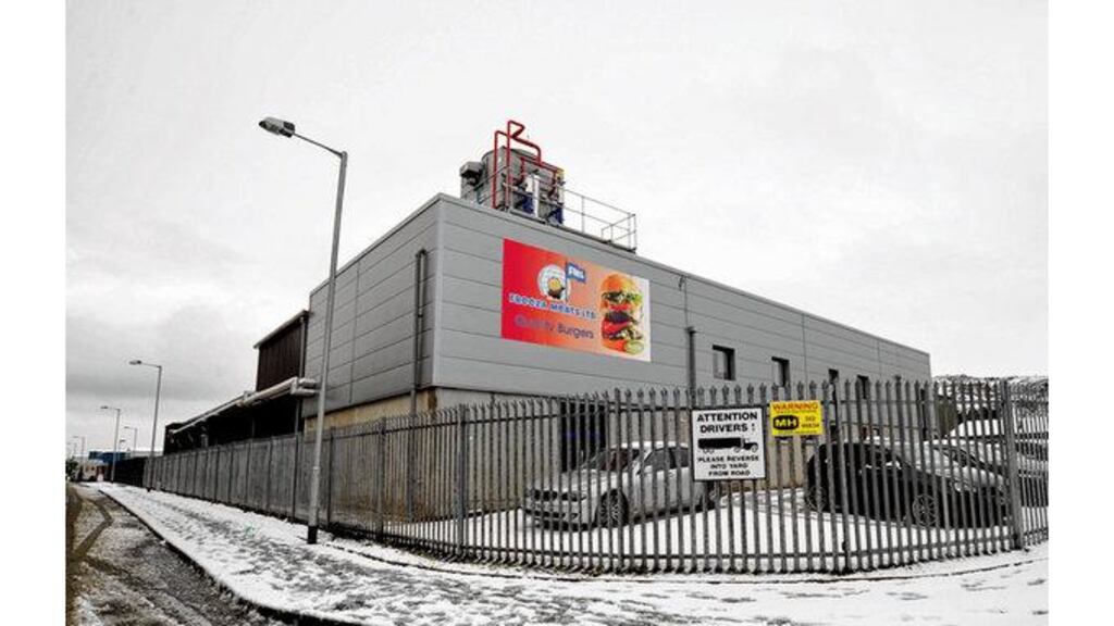 Horse DNA was found in frozen meat at Freeza Meats Ltd in Newry. photograph: conor greenan/ pacemaker