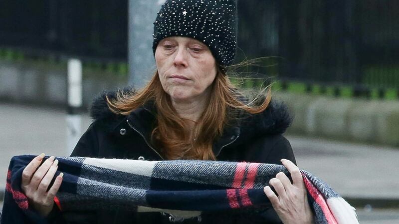 Louise O’Connor (41), of Millmount Court, Dundrum Road, Dublin 14, is pictured outside the Central Criminal Court. Photograph: Collins Courts.