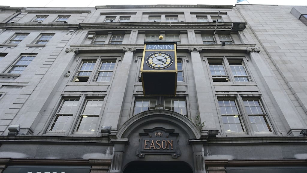 The 1916 rebels took over the Eason building on Sackville Street (now O’Connell Street) and smashed the upstairs windows. Photograph: Dave Meehan