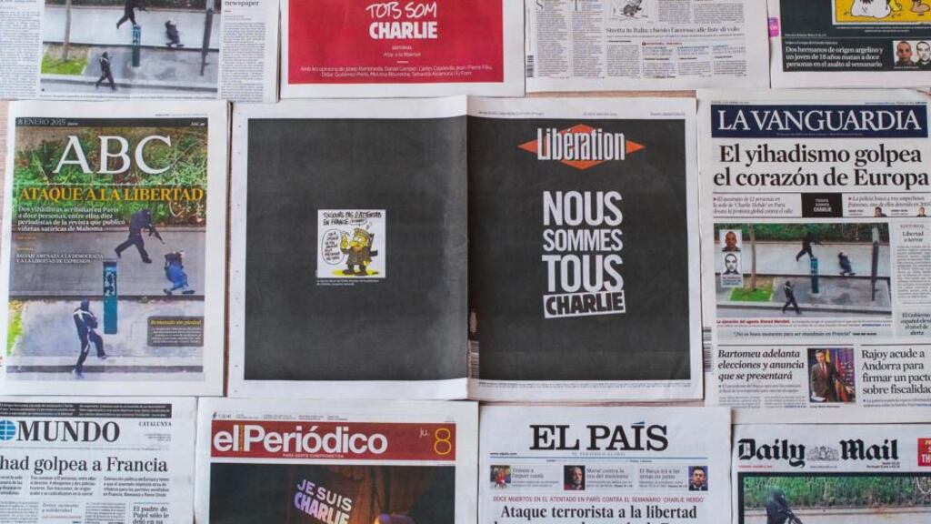 ‘What is exceptional in this instance is that the climate of hatred that fuels attacks on journalists worldwide has reached the heart of European newsrooms.’ Photograph:  David Ramos/Getty Images