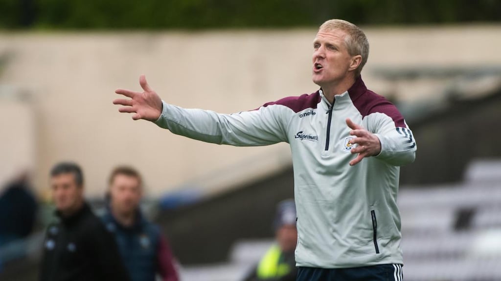 Galway manager Henry Shefflin is among the managers to express concern over the rule limiting U20 players’ game time. Photograph: Evan Logan/Inpho
