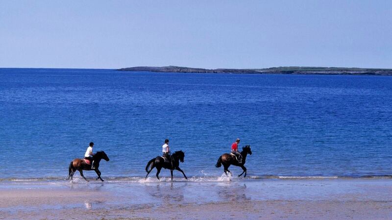 Riding stables attract experienced riders from the UK and Scandinavia, who are looking for a particular type of holiday. Photograph: Fáilte Ireland
