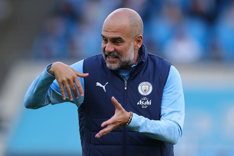 Pep Guardiola's Manchester City are something of an unknown quantity. Photograph: James Gill - Danehouse/Getty Images