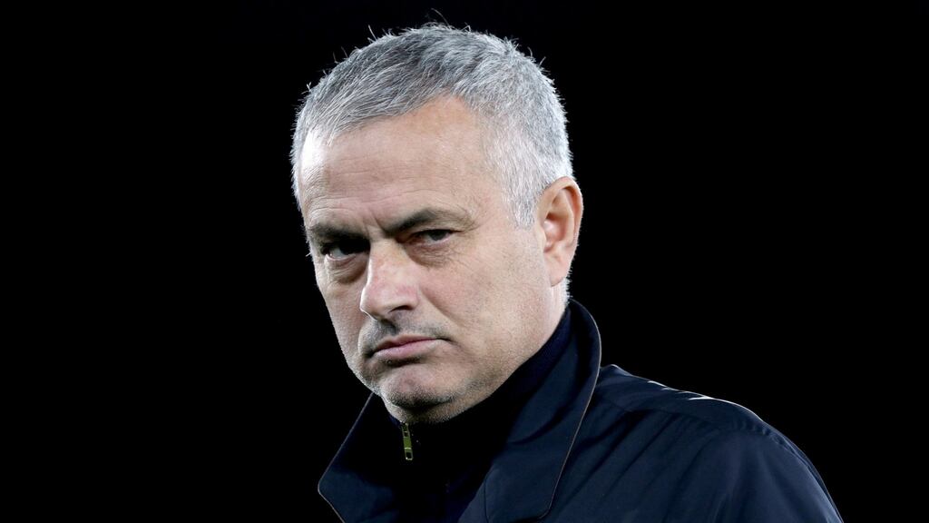 José Mourinho: he believes United are a long way from playing in his image. Photograph: Andrew Matthews/PA Wire