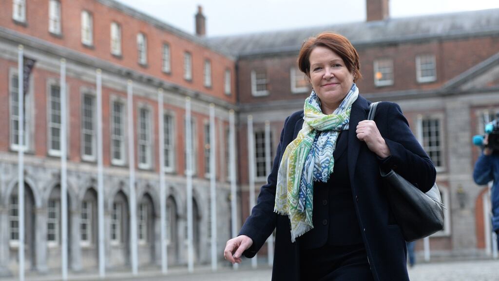 Former Garda commissioner Nóirín O’Sullivan: Went over to Maurice McCabe and shook his hand. Photograph: Dara Mac Donaill / The Irish Times