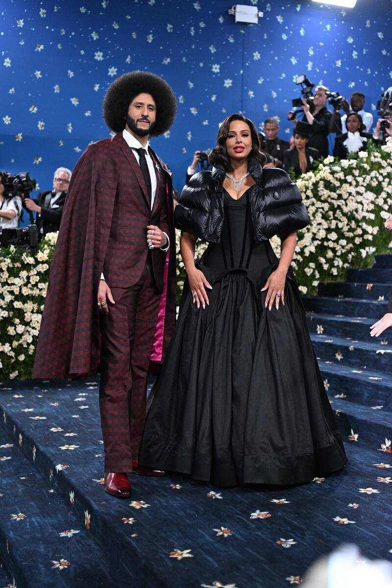 Met Gala: Colin Kaepernick and Nessa Photograph: Nina Westervelt/The New York Times