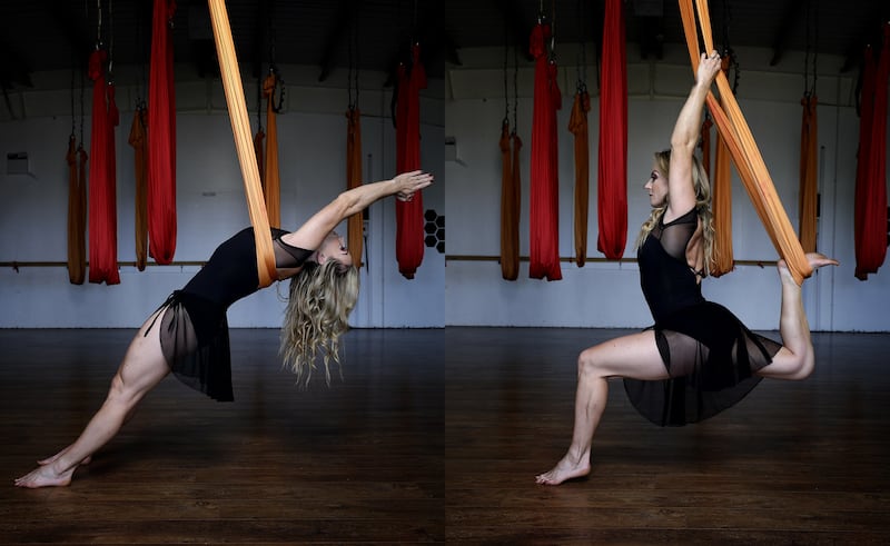 Aerial yoga instructor Suzanne Kenny: 'You’d leave on a high after doing a class' where you’d be just like, Oh, my God, I can’t believe I did that'