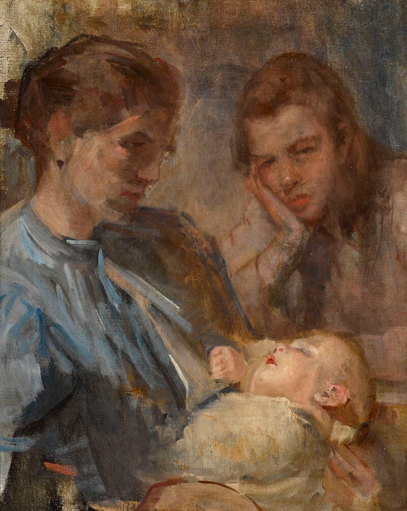 Mother and Child by Sarah Purser, c 1894. Photograph © Hugh Lane Gallery