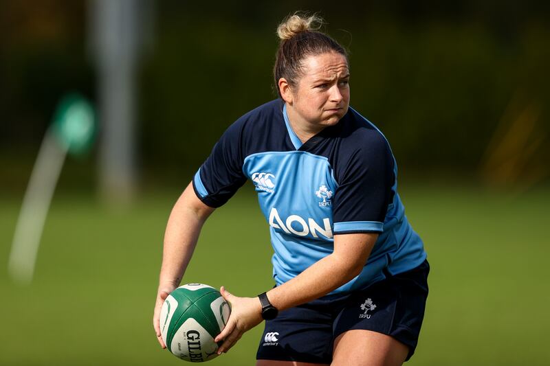 Ireland's Nicole Fowley at the IRFU High Performance Centre. Photograph: INPHO/ Ben Brady