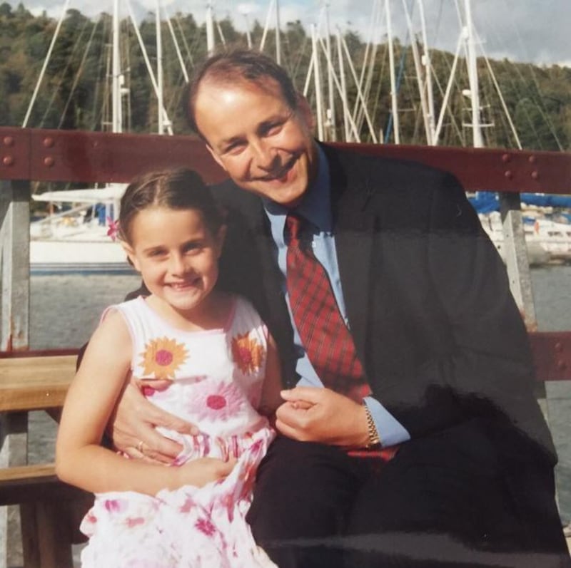 Micheál Martin with his daughter Aoibhe
