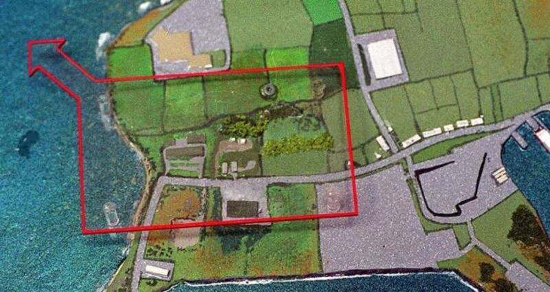 The site plan for the €160 million waste incinerator in Ringaskiddy, Co Cork. Photograph: Mark Kelleher
