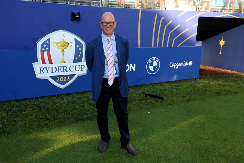 Guy Kinnings, CEO of the DP World Tour. Photograph: Andrew Redington/Getty Images