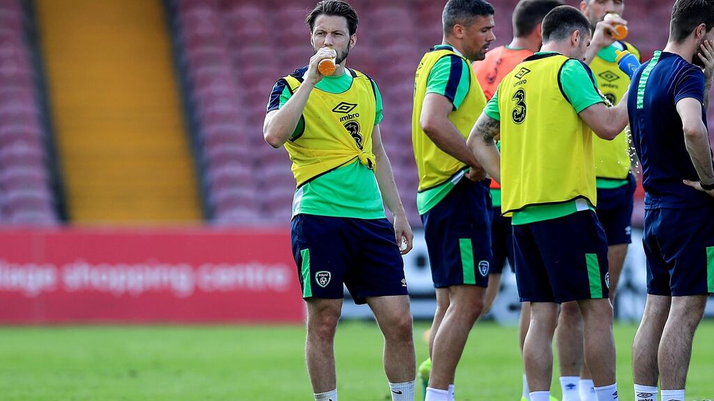 Bournemouth’s Harry Arter has left the Ireland squad at Fota Island and looks set to miss out on a place at Euro 2016. Photo: Inpho