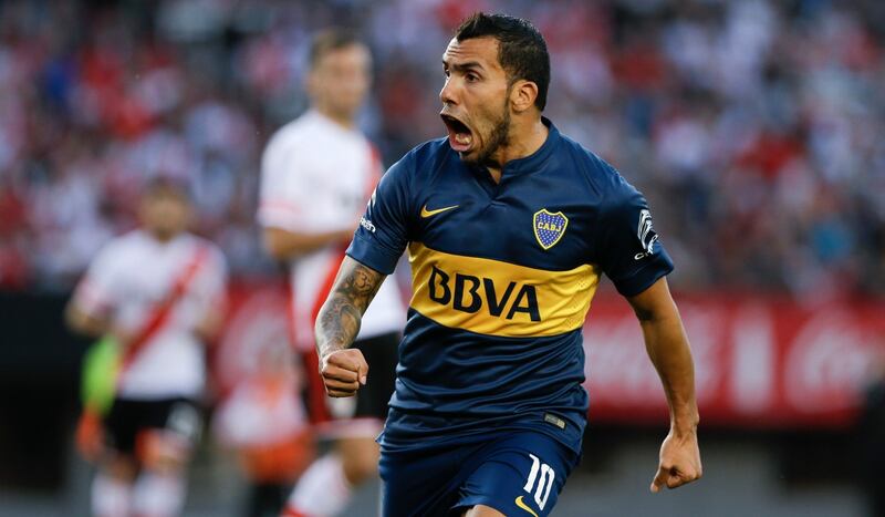 Carlos Tevez: his speed of thought is exceptional. That’s what often gives him an edge. Photograph: Natacha Pisarenko/AP