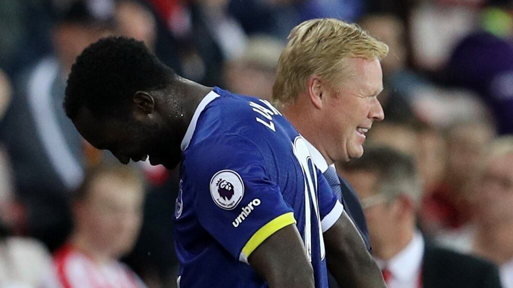 Romelu Lukaku scored a hat-trick as Everton beat Sunderland 3-0 at the Stadium of Light. Photograph: Reuters