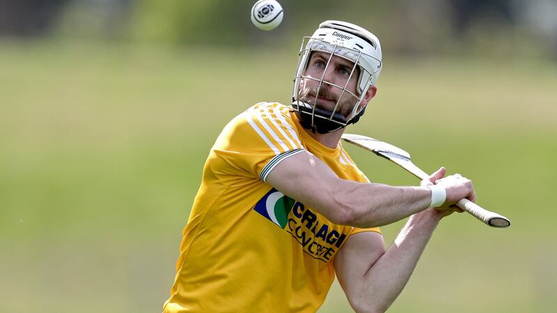 Antrim’s Neil McManus travels to Kilkenny to have his hurls made. Photograph: Laszlo Geczo/Inpho