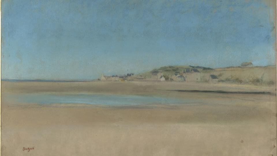 Detail from ‘Houses by the Sea’ (1869). Musée d’Orsay