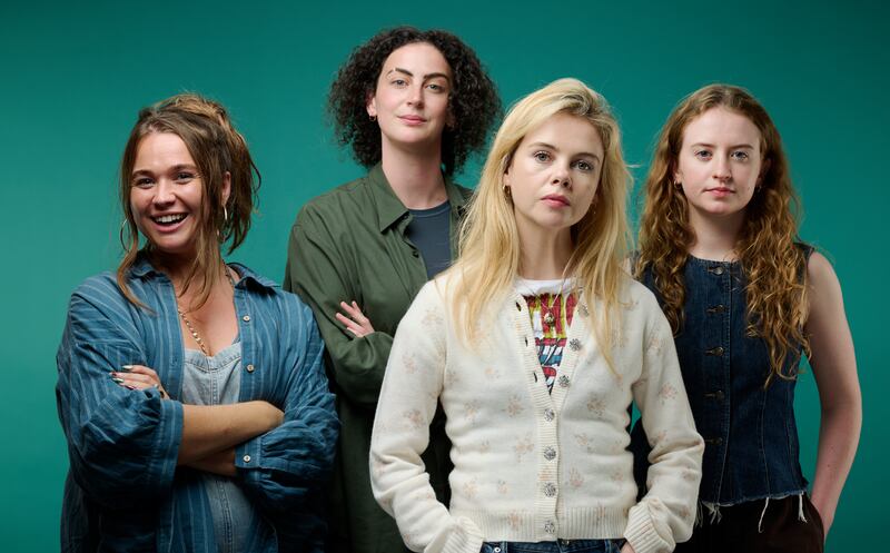 Megan Cusack, Breffni Holohan, Saoirse-Monica Jackson and Mairead Tyers in Three Sisters at the Gaiety Theatre. Photograph: Ros Kavanagh