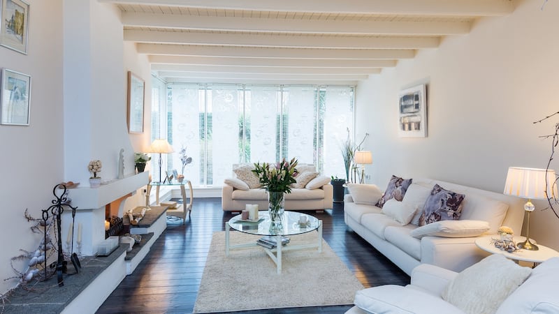 Windows and white-painted walls everywhere: Demarco, Violet Hill, Church Road, Killiney, Co Dublin