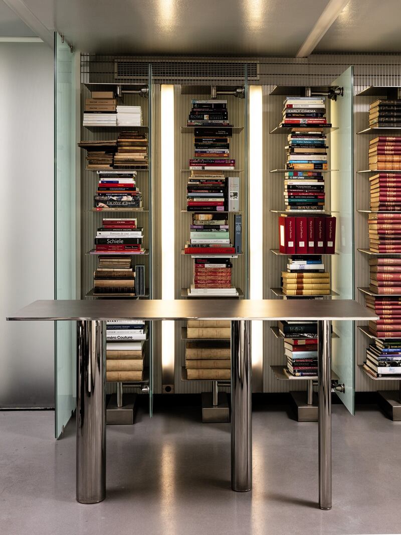 Console prototype desk by Martin Szekely at Lagerfeld’s workshop at Quai Voltaire, €10,000-€15,000