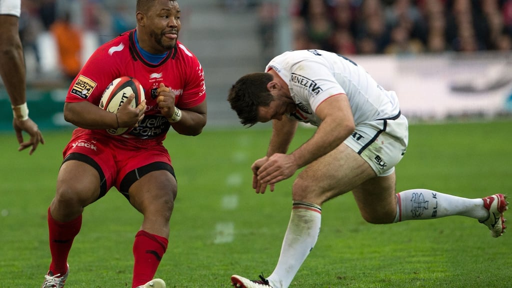 RC Toulon’s flanker Steffon Armitage could have given England an edge at the breakdown. Photograph: Getty Images